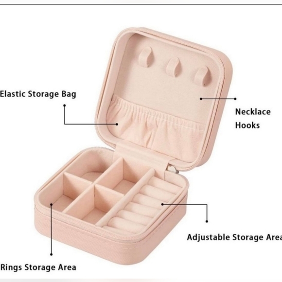 Jewelry - Small Travel Jewelry Box - Pink